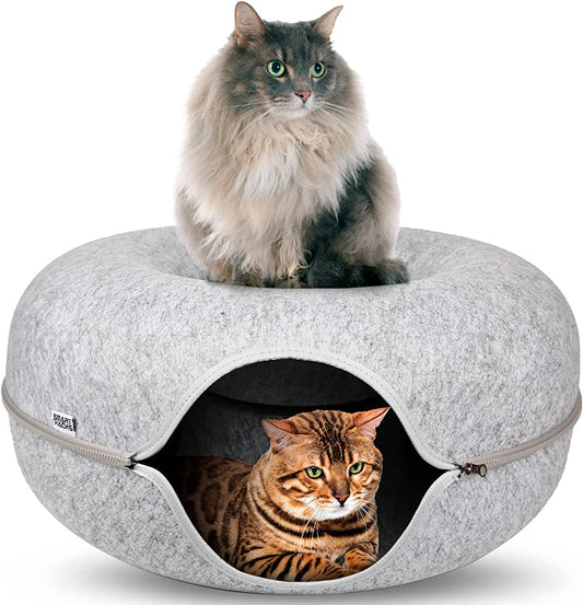 Donut Pet Cat Tunnel Toy Cat bed